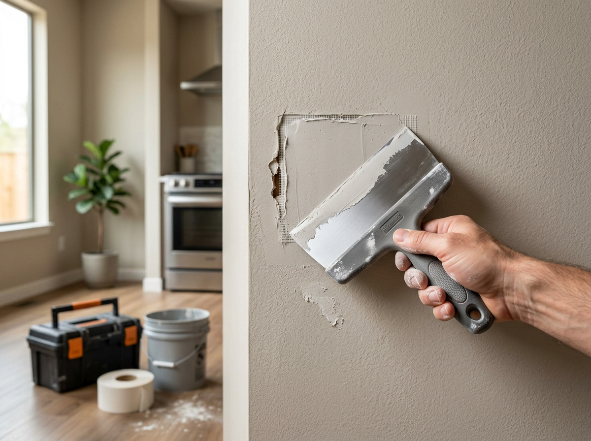 DRYWALL PATCH + PAINT